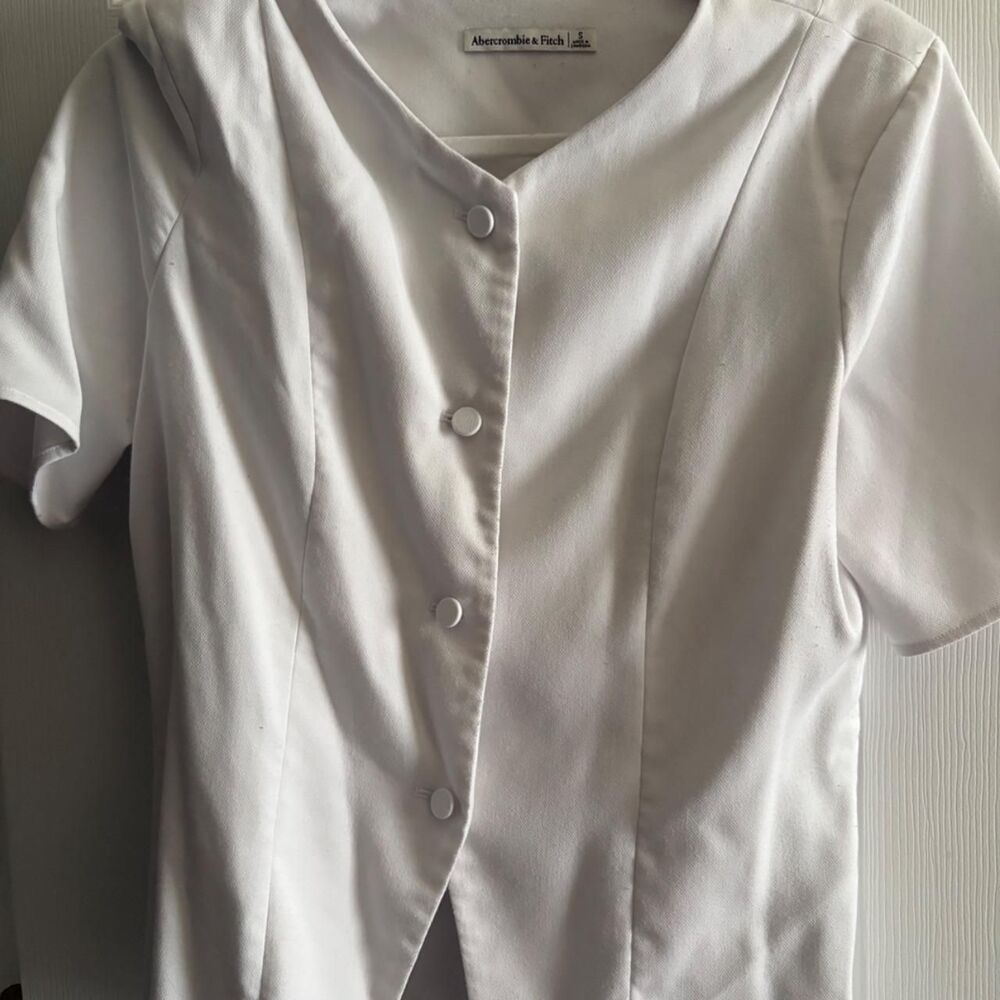 Abercrombie-fitch Women's White Blouse